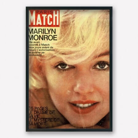 marylin monroe paris match