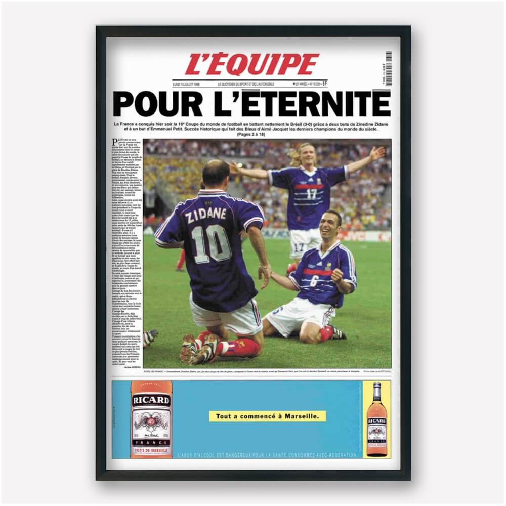 l'equipe 12 juillet 1998