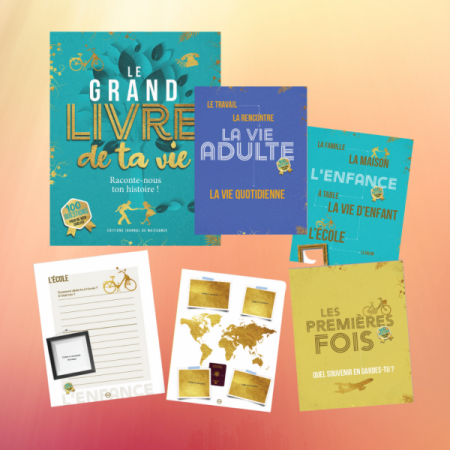 pages intérieures du grand livre de ta vie