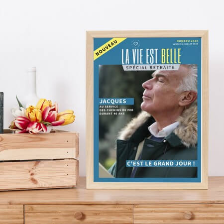 Affiche retraite personnalisée