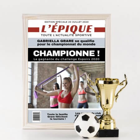 Affiche personnalisée sport